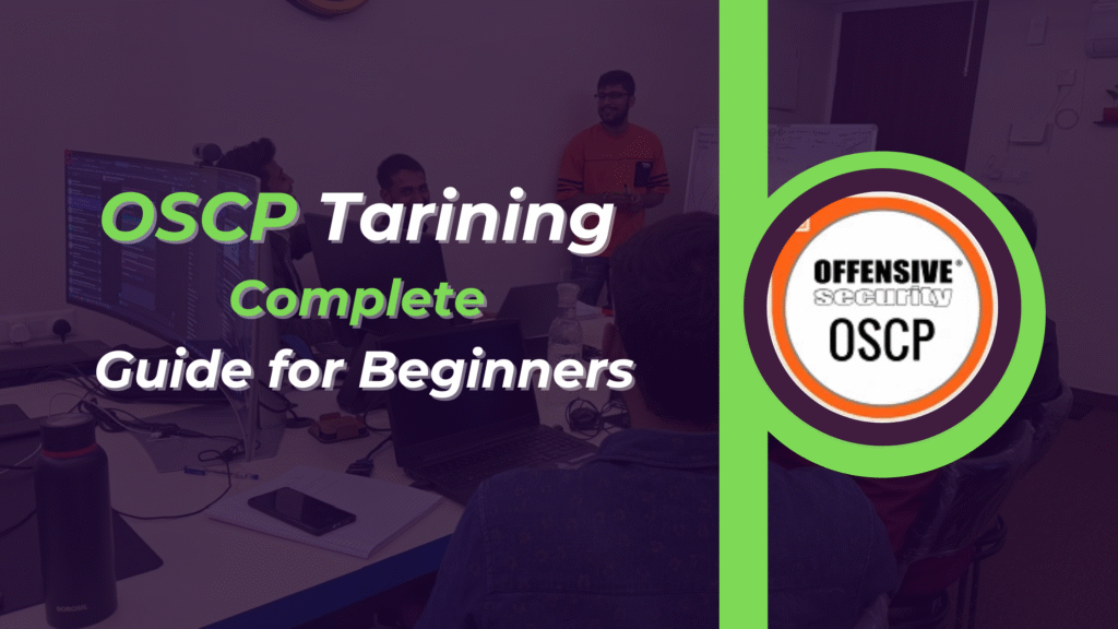 this is feature image and represent to the Complete beginner's guide to hands-on OSCP training and certification in India