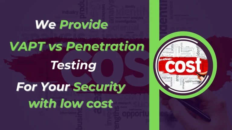 VAPT cost breakdown for web, mobile, API and network security testing in India, with pricing factors explained — CodeTechLab